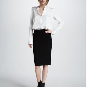 VINCE drawstring waist skirt